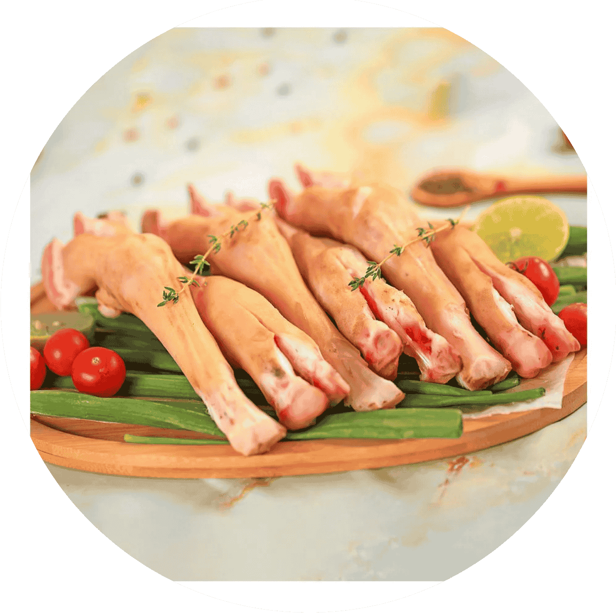 Mutton Trotters ( Scorched Paaya) 6Pcs